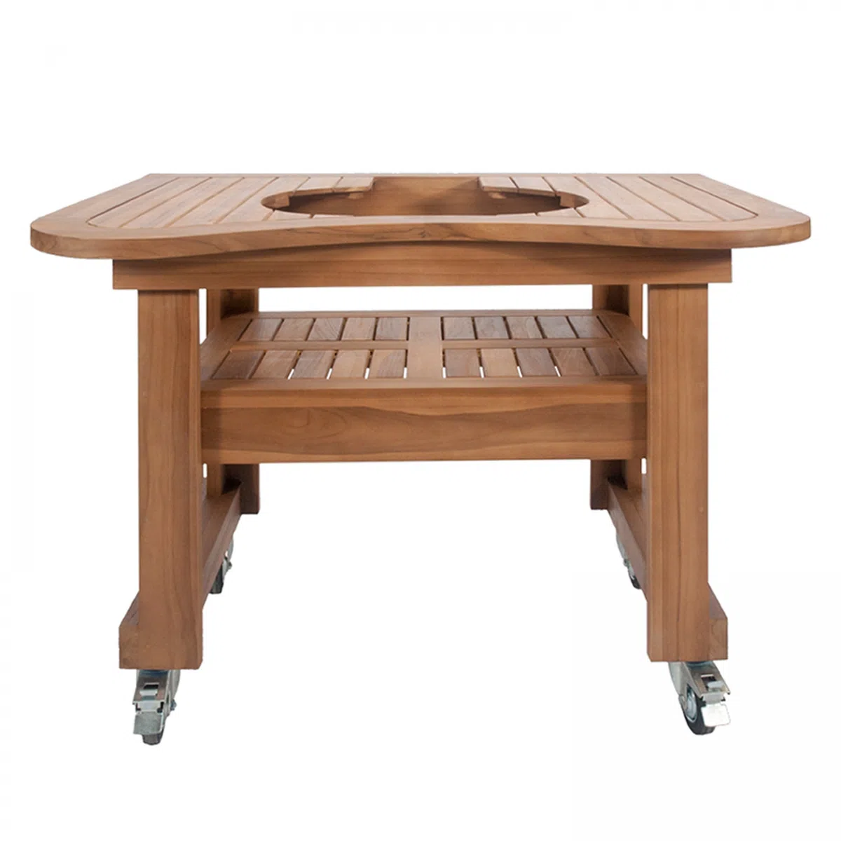 Primo Teakholz-Tisch für OVAL 200 Junior