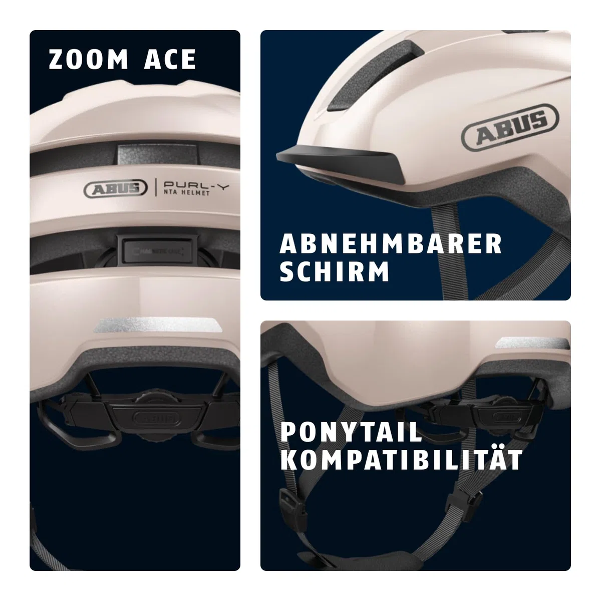 ABUS Fahrradhelm PURL-Y – geeignet für E-Bike und S-Pedelec – stylisher NTA-Schutzhelm für Erwachsene und Jugendliche