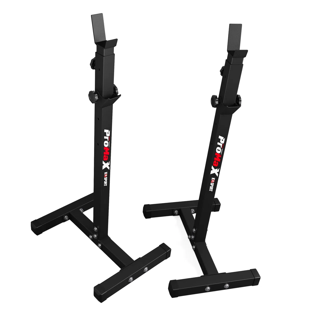 K-Sport: Langhantelablage bis 180kg belastbar I Squat-Rack für Langhanteltraining I Hantel-Ablage für dein effektives Muskeltraining I Kniebeugenständer, inkl. E-Book