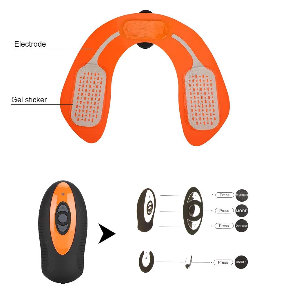 HURRISE Unisex-Youth Elektronisch Bauch Muskeln Stimulator Smart Home System Kabellos EMS Muskel-Trainer Ganzer Muskelaufbau zum Zuhause Büro Körper Fitness Trainieren Ausrüstung