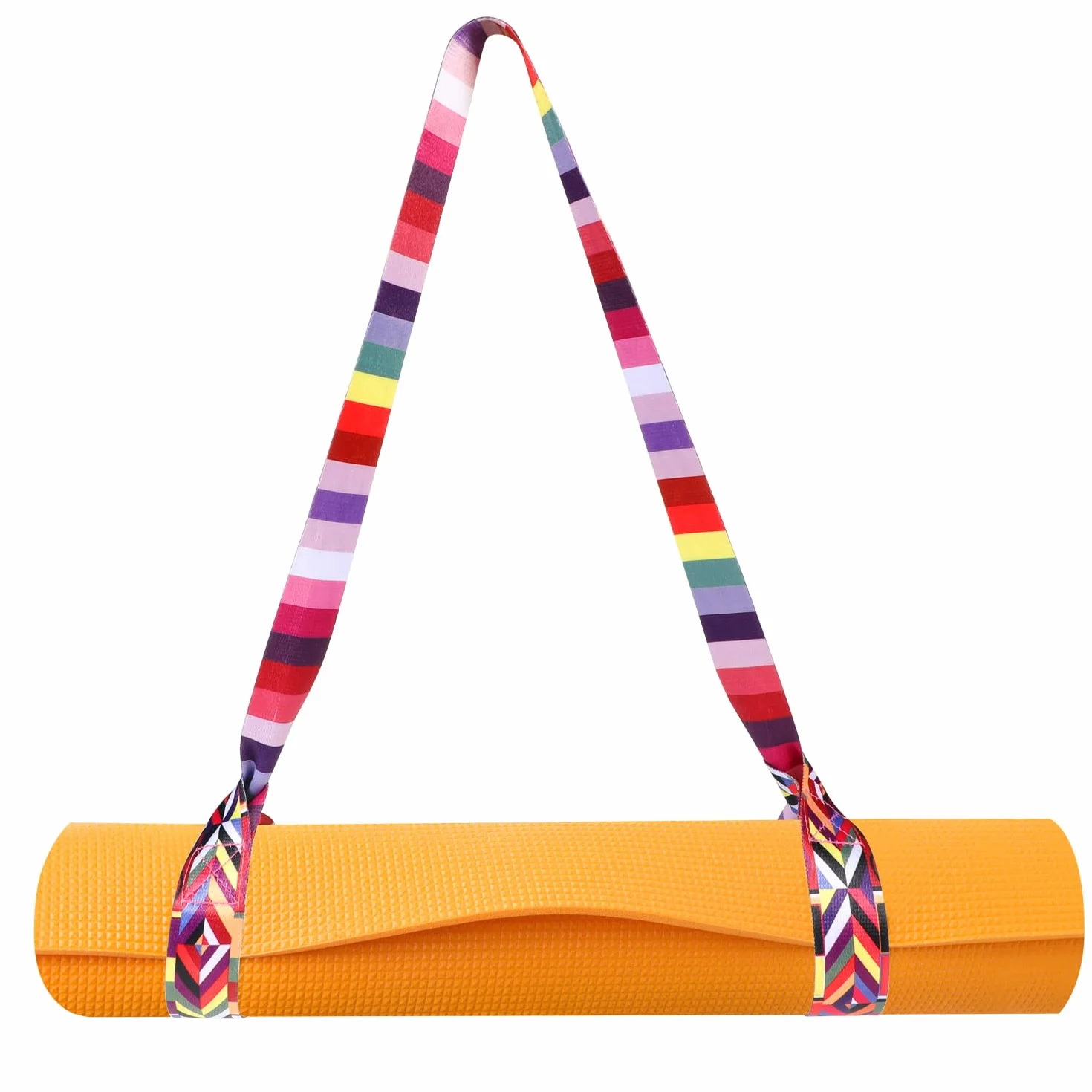 Yogamatte Tragegurt Yogamatte Yogamatten Tragegurt Verstellbare Yoga Mat Strap Yoga Matte Tragegurt Yogamattenriemen für Pilates Dehnen und Fitness(Yoga Mat Not Included)
