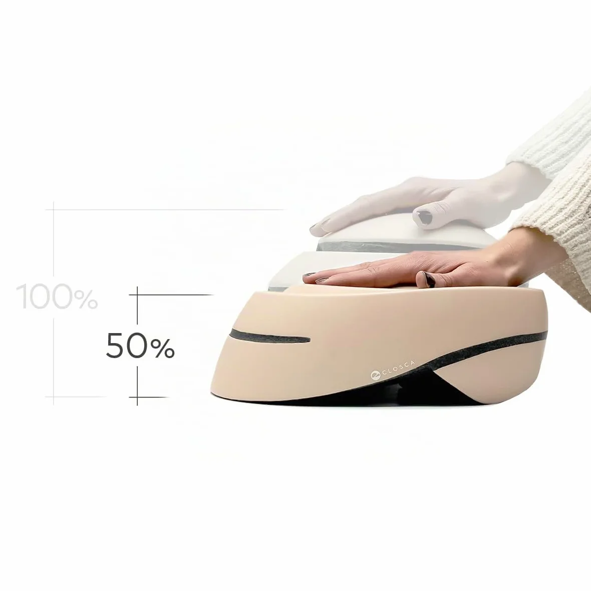 CLOSCA. Faltbarer Helm für Fahrräder und E-Scooter. Leicht, kompakt und Zertifiziert. Unisex-Design für Damen und Herren. Fahrradhelm für Erwachsene, ideal für Radfahren und Stadtfahrten.