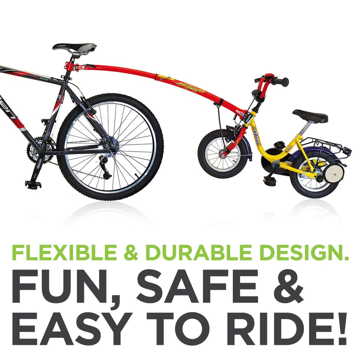Trail-Gator Tandem-Stange, rot