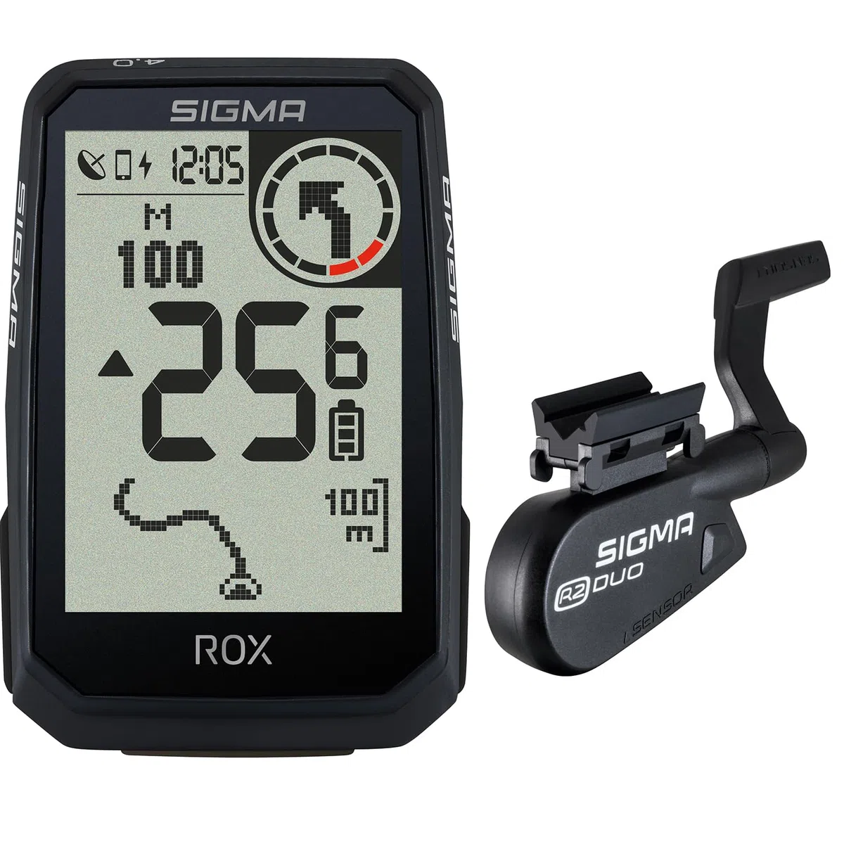 SIGMA ROX 4.0 Endurance inkl. R2 Duo Speed/Cadence Combo Sender (Ant+/BLE)