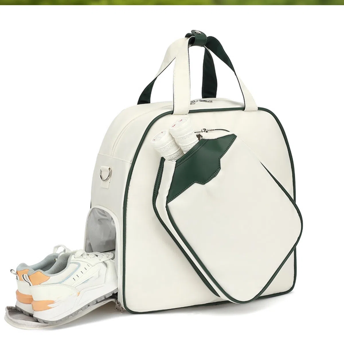 Goshyda Tennisschlägerbeutel, Wasserdichtes Tennis -Schläger -Umhängetasche mit Separatem Schuhfach, Isolierter Cup -Halter für Sportplatz