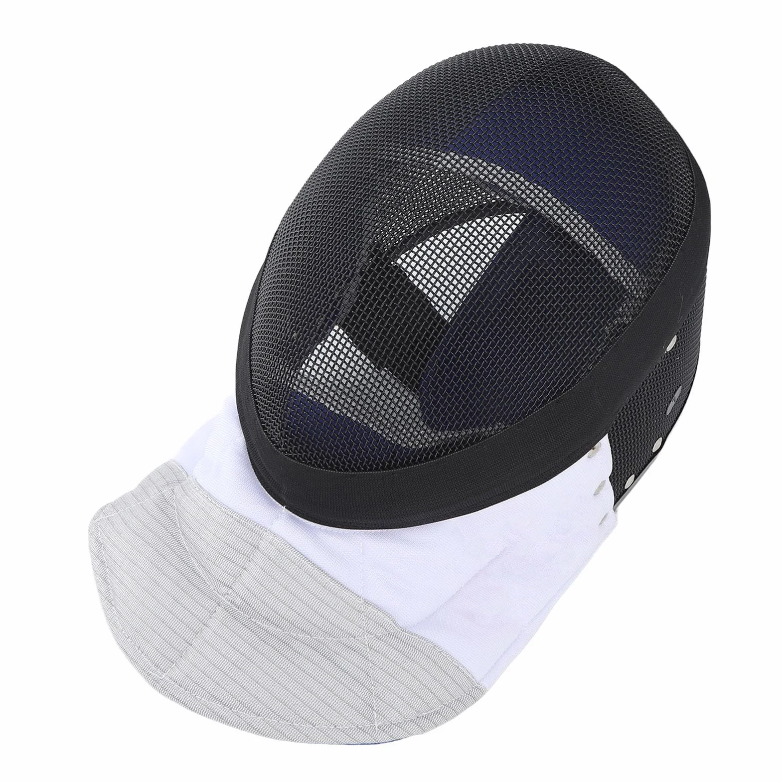350N Fechtmaske, Fester Stil, Schwarze Degenmaske – Schützende Kopfbedeckung für Fechter, Leicht und Design
