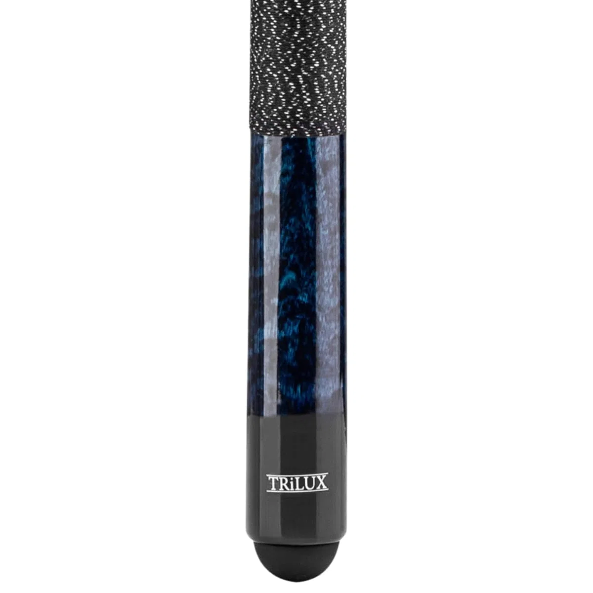 Winsport Billardqueue Trilux Junior, kurzer 2-TLG. Shorty Pool-Cue 130 cm, Leinen Griffband, 13 mm Profi Tip, ideal für Kinder/Jugend, Farbe blau