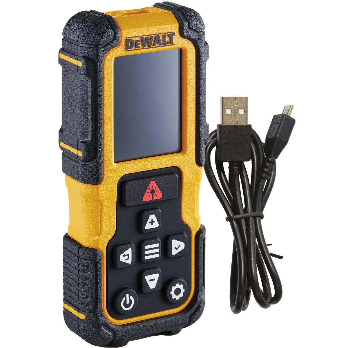 DEWALT 60m Laser-Entfernungsmesser mit wiederaufladbarem Lithium-Akku, DWHT78200-XJ
