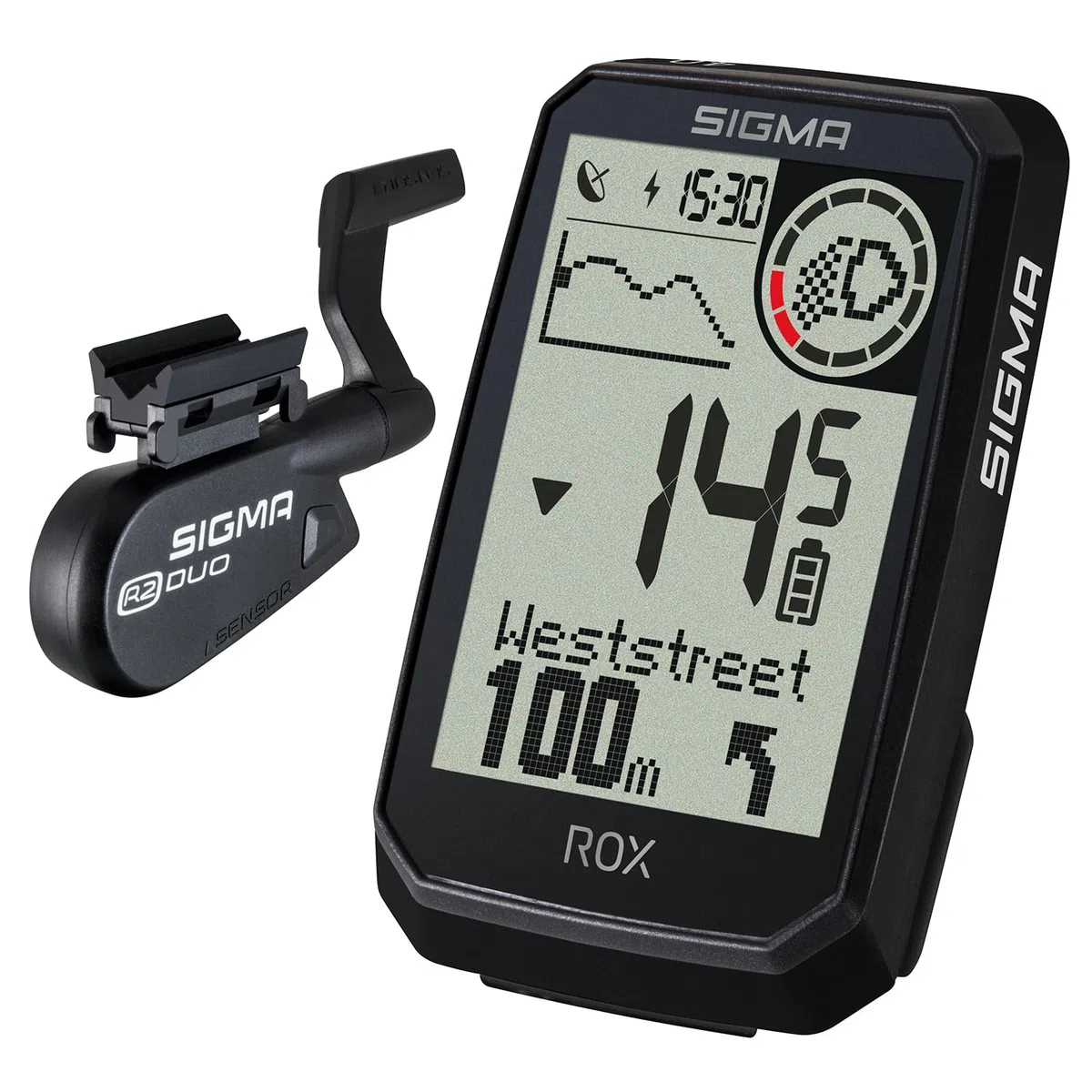 SIGMA ROX 4.0 Endurance inkl. R2 Duo Speed/Cadence Combo Sender (Ant+/BLE)