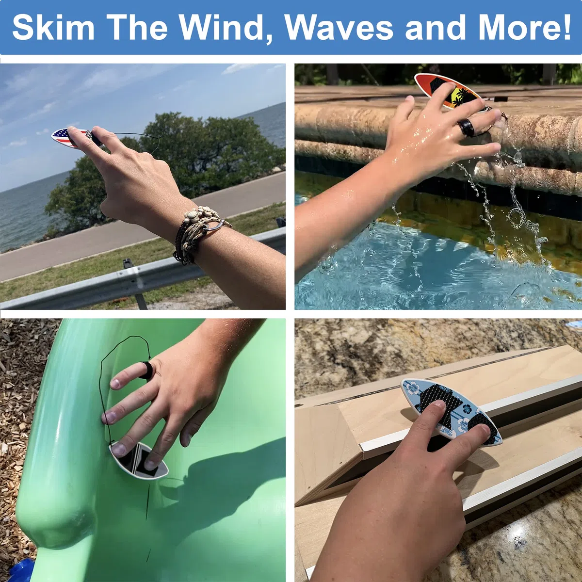 Finger Skimboard - Skim The Wind, Waves and Almost Anywhere (Endless Summer)