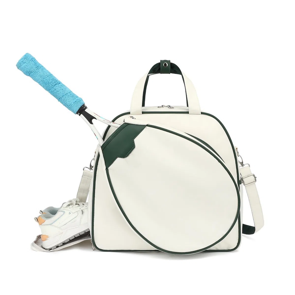 Goshyda Tennisschlägerbeutel, Wasserdichtes Tennis -Schläger -Umhängetasche mit Separatem Schuhfach, Isolierter Cup -Halter für Sportplatz