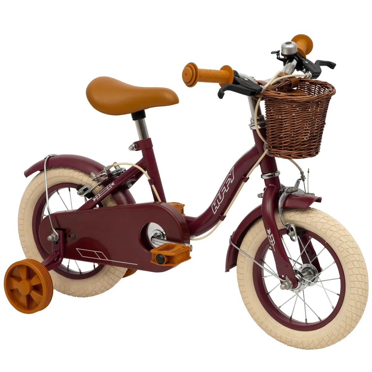 Huffy Vintage 12" Kinderfahrrad, für 3-5 Jahre, Burgunderrot