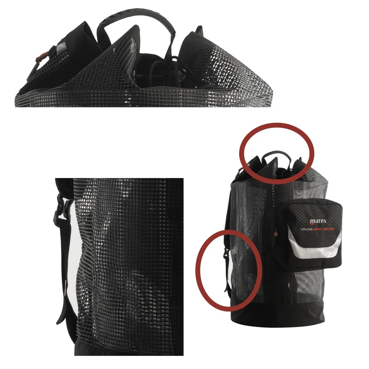 Mares Cruise Backpack Mesh Deluxe Travel Gear Sporttasche