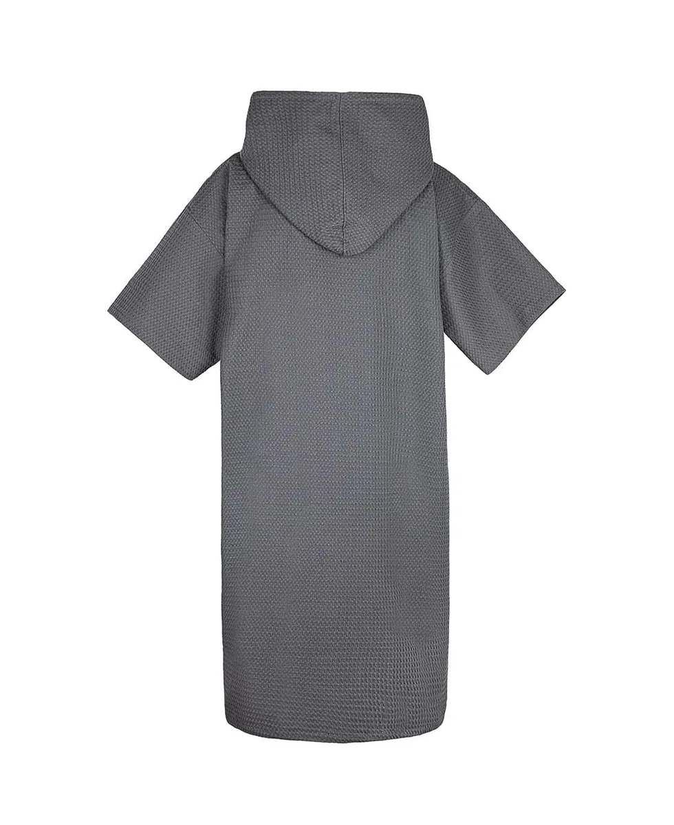 ATLANTIC SHORE | Surf Poncho | Travel Edition aus 100% Baumwolle (Waffelpiqué) | Unisex | Travel für Erwachsene