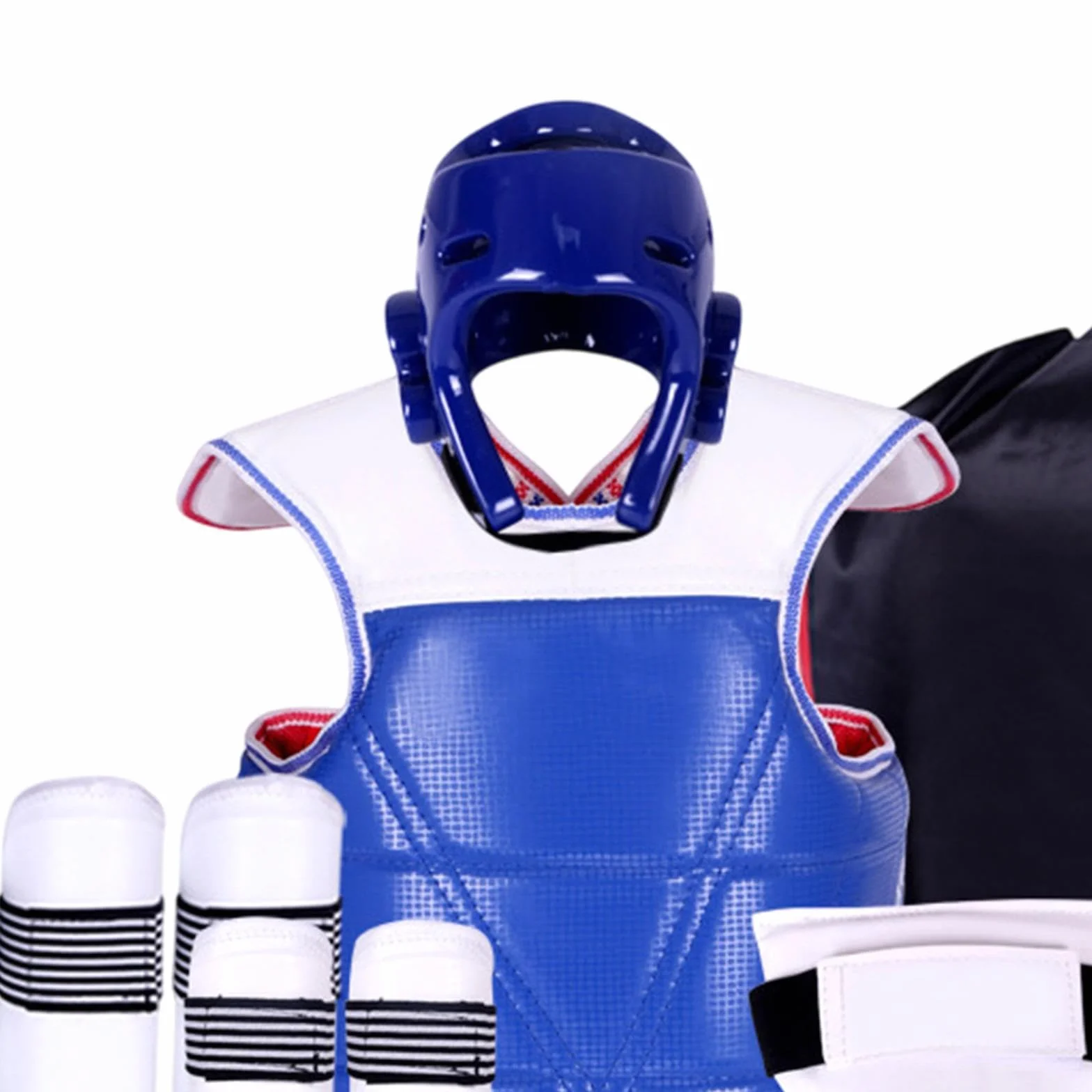TISHITA Taekwondo Schutzset Karate Sparring Ausrüstung Boxhandschuhe Armschützer Umfassender Rundumschutz Durch Extra Polsterung Und Verstellbare Verschlüsse