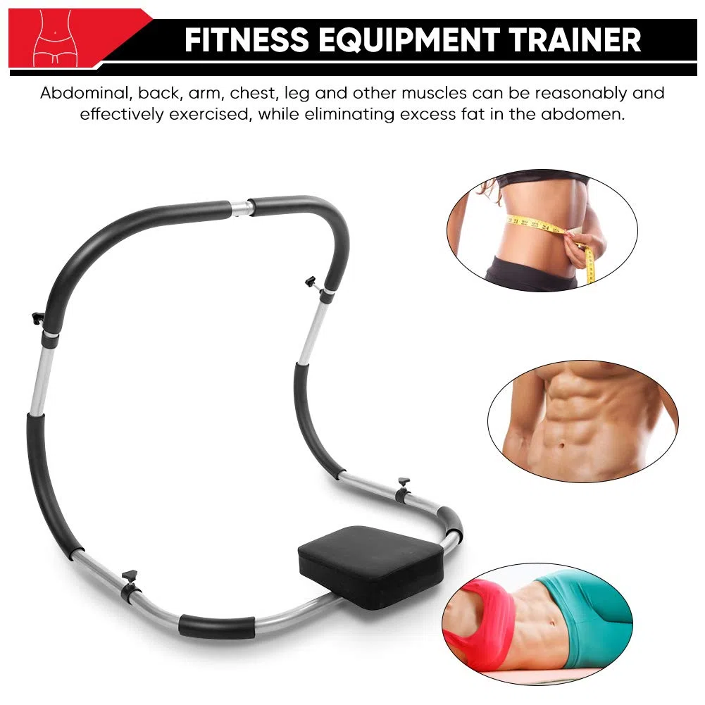 Ejoyous Bauchtrainer Bauchmuskeltrainer, AB Roller Bauch Trainer Fitnessgerät AB Bauch Roller Trainingsberät Bauchtrainer Rücken Bauch Fitness Trainer Muskel