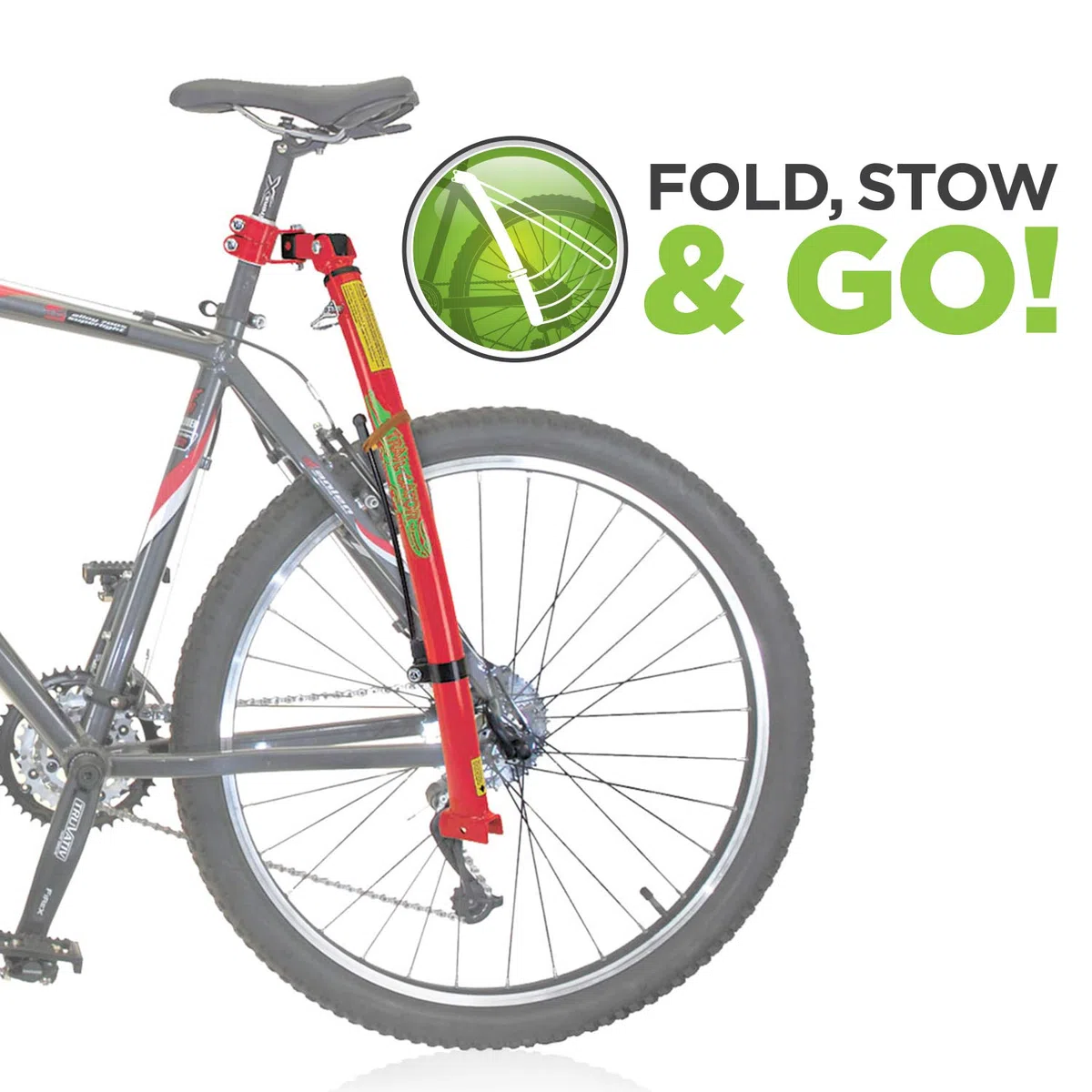 Trail-Gator Tandem-Stange, rot