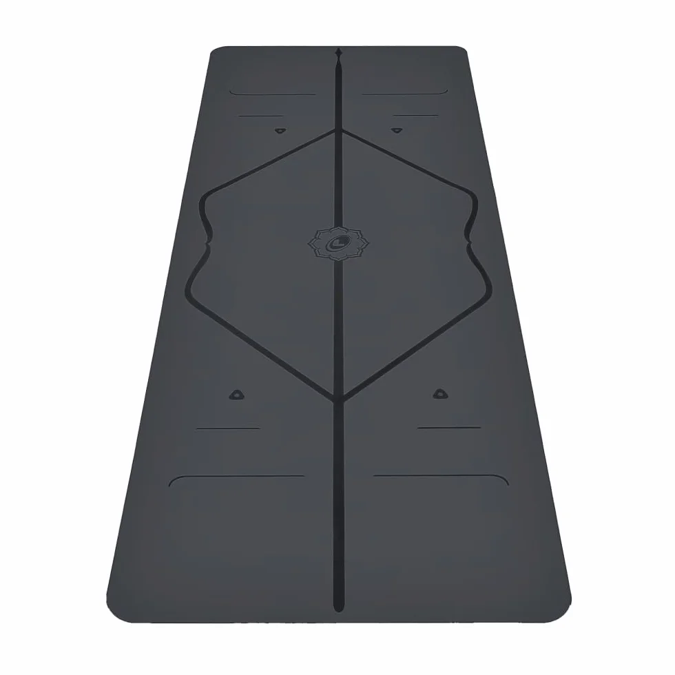 LIFORME Yogamatte - Die Weltweit Beste Umweltfreundliche, rutschfeste Yoga Matte Mit Dem Originalen Einzigartigen Ausrichtungsmarkierungssystem - Biologisch Abbaubare Matte