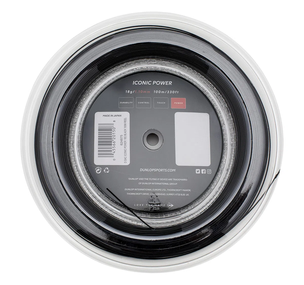 Dunlop Sports Iconic Power Squash-Saite