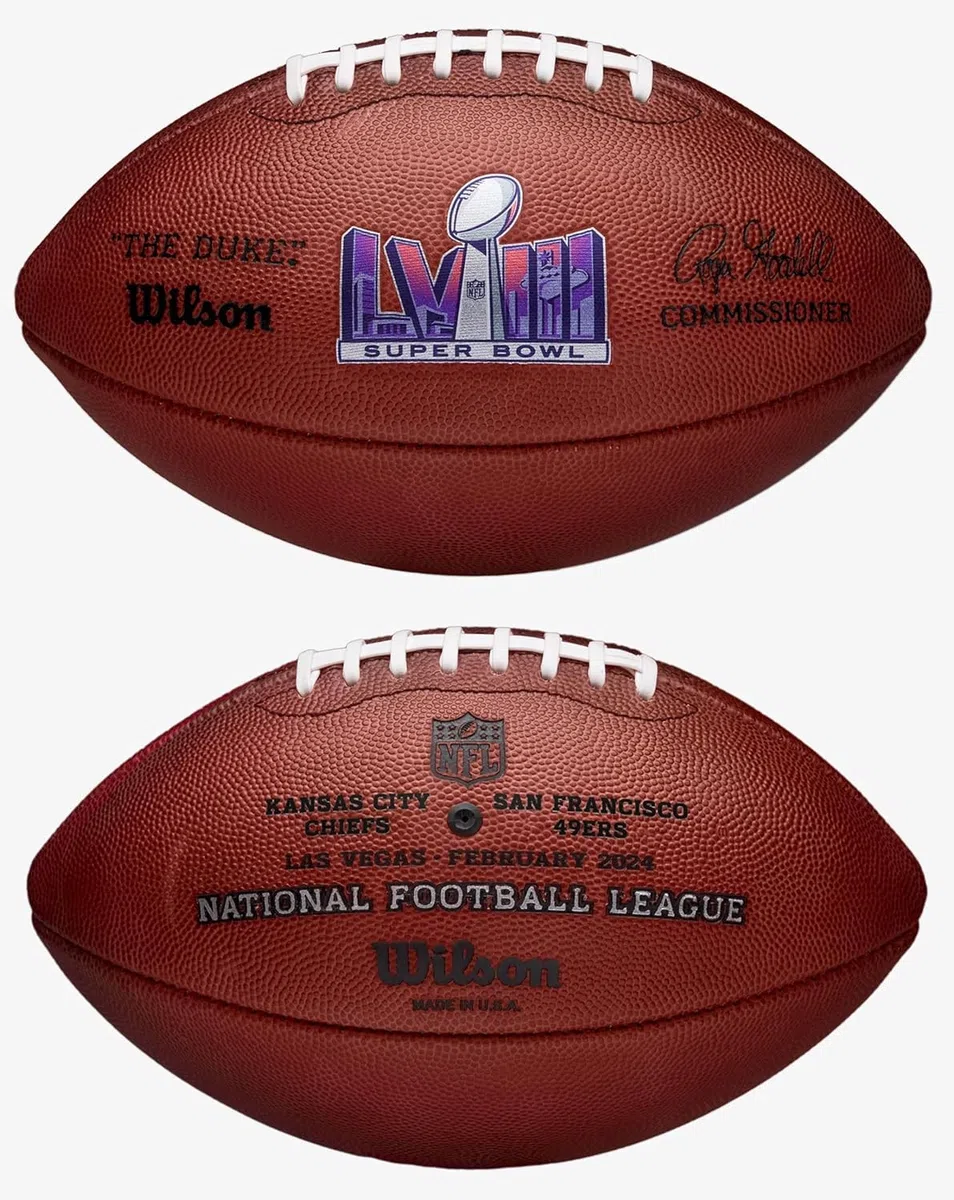 WILSON Super Bowl 57 Offizielles Lederspiel Chiefs vs. Eagles
