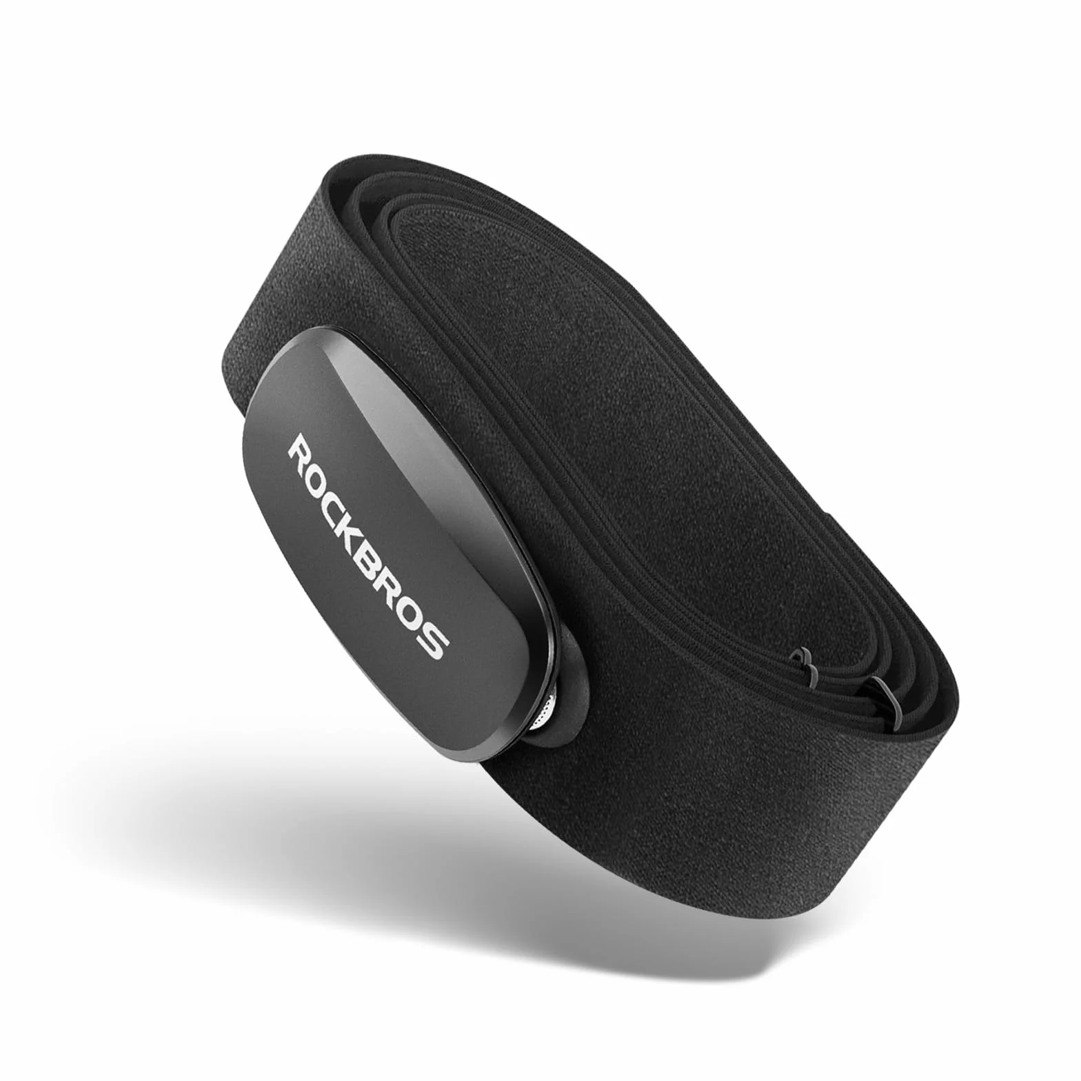 ROCKBROS Herzfrequenzmesser Brustgurt Bluetooth & ANT+, Präzise Echtzeit Herzfrequenz, 800 Std Laufzeit, IP67 Wasserdicht, nur 13g, Kompatibel mit Garmin, Wahoo, Polar, Strava, Sports Tracker