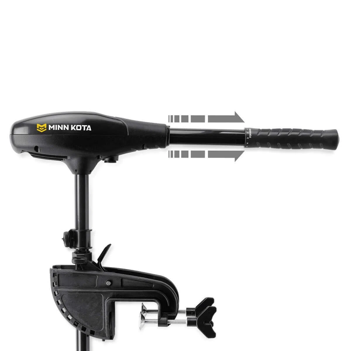 Minn Kota Endura Max 45 Freshwater Tansom Mount Außenbordmotor, 12 V Schaft, 20,4 kg Schub, Schwarz, 91,4 cm