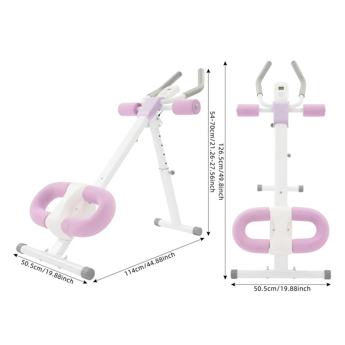 Bauchtrainer Bauchmuskeltrainer für Zuhause, Multifunktionale Trainingsgerät mit LCD Monitor, Ganzkörpertraining Abdominal Ab Machine, für Männer Frauen