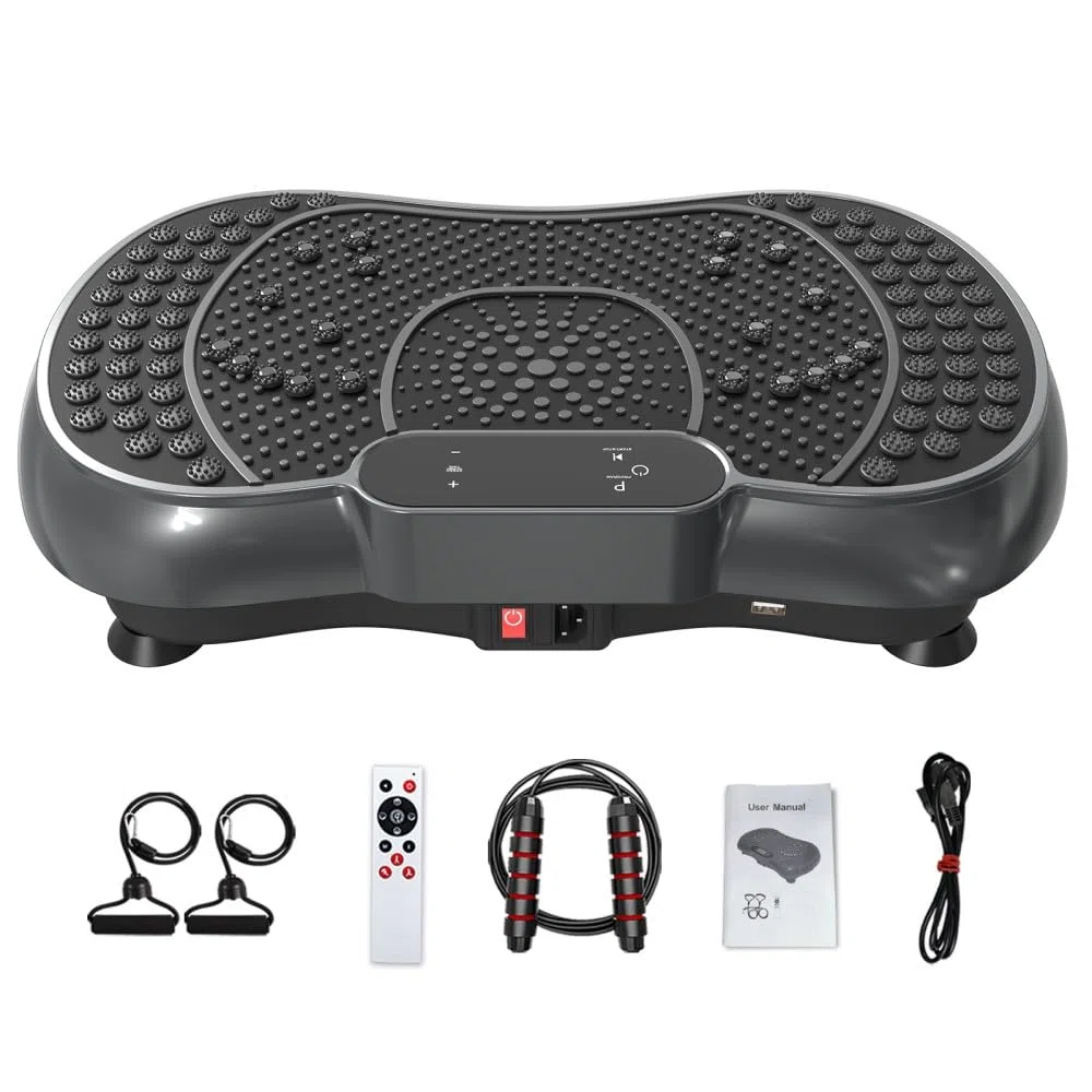 Training Vibration Platform, Model 2026 with Resistance Bands, 250 Adjustable Speeds for a Full Body Workout