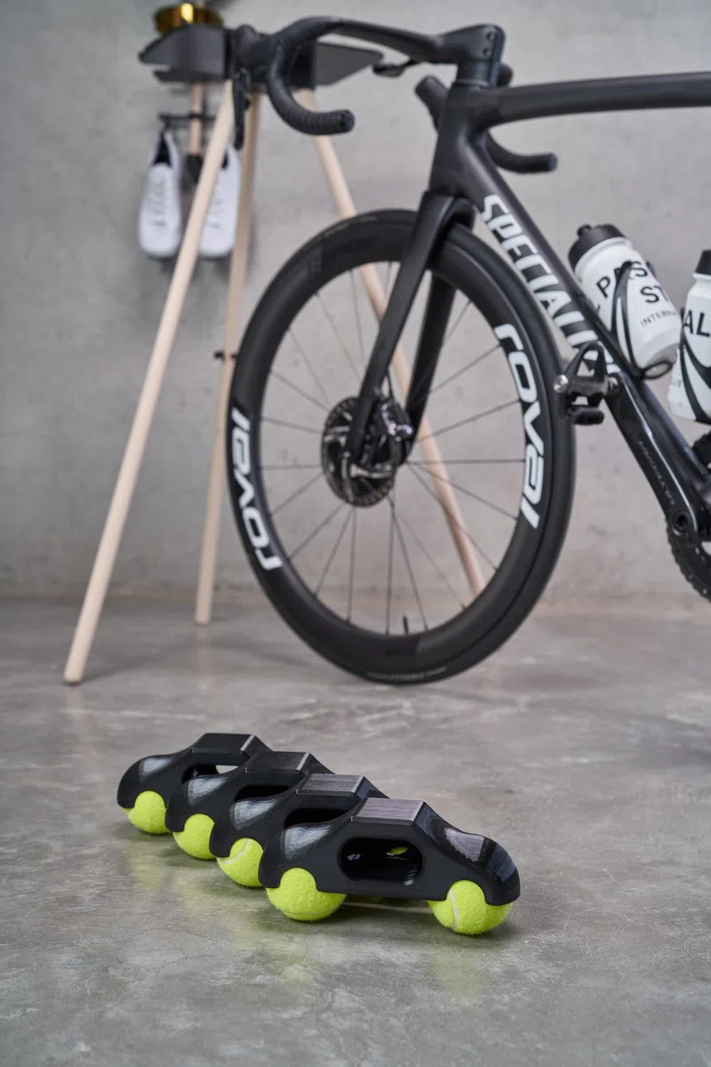 Rocker Plate Feet | Tennisballfüße für Wahoo Kickr Core 2 Rollentrainer | Zubehör für Kickr Core 2 Rollentrainer