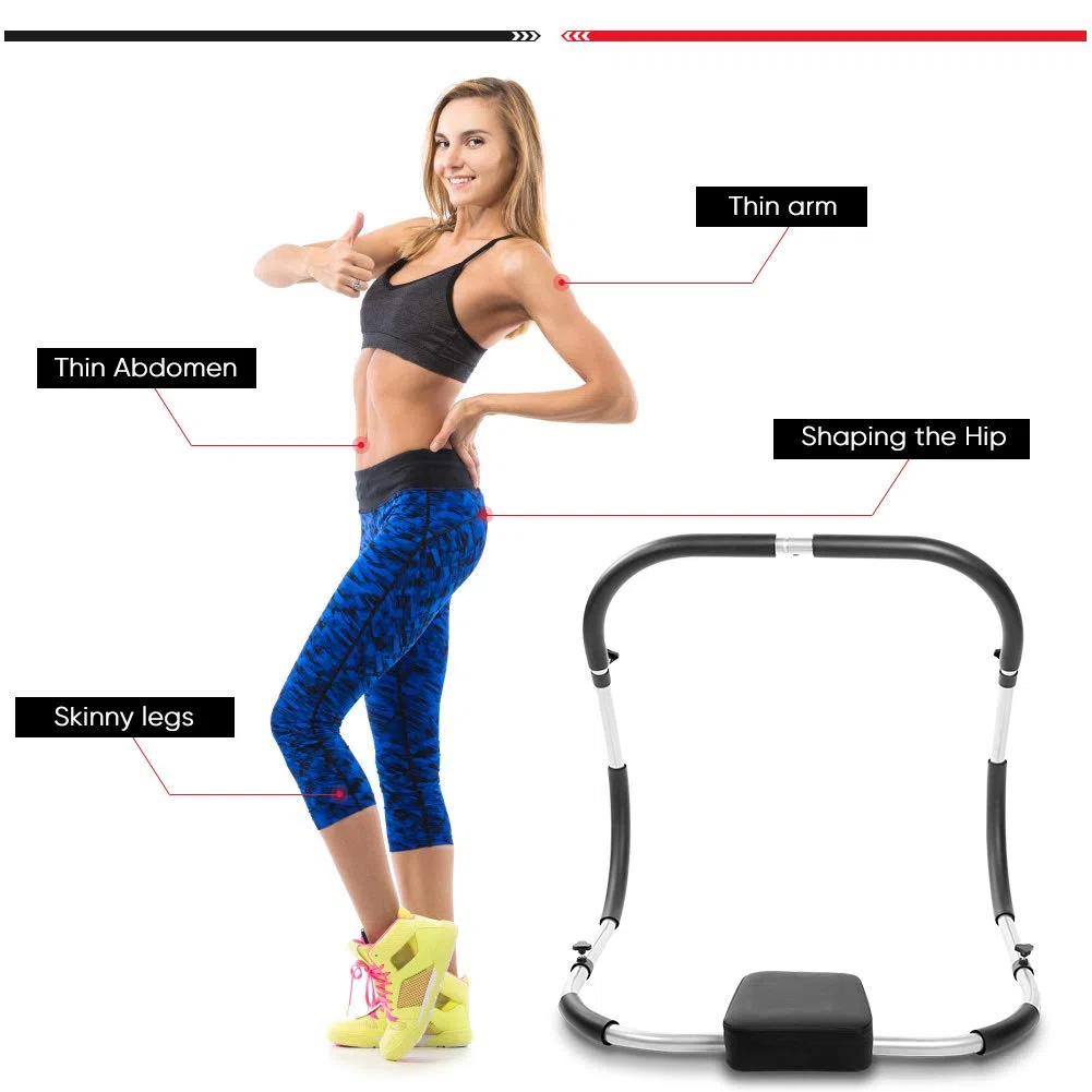 Ejoyous Bauchtrainer Bauchmuskeltrainer, AB Roller Bauch Trainer Fitnessgerät AB Bauch Roller Trainingsberät Bauchtrainer Rücken Bauch Fitness Trainer Muskel