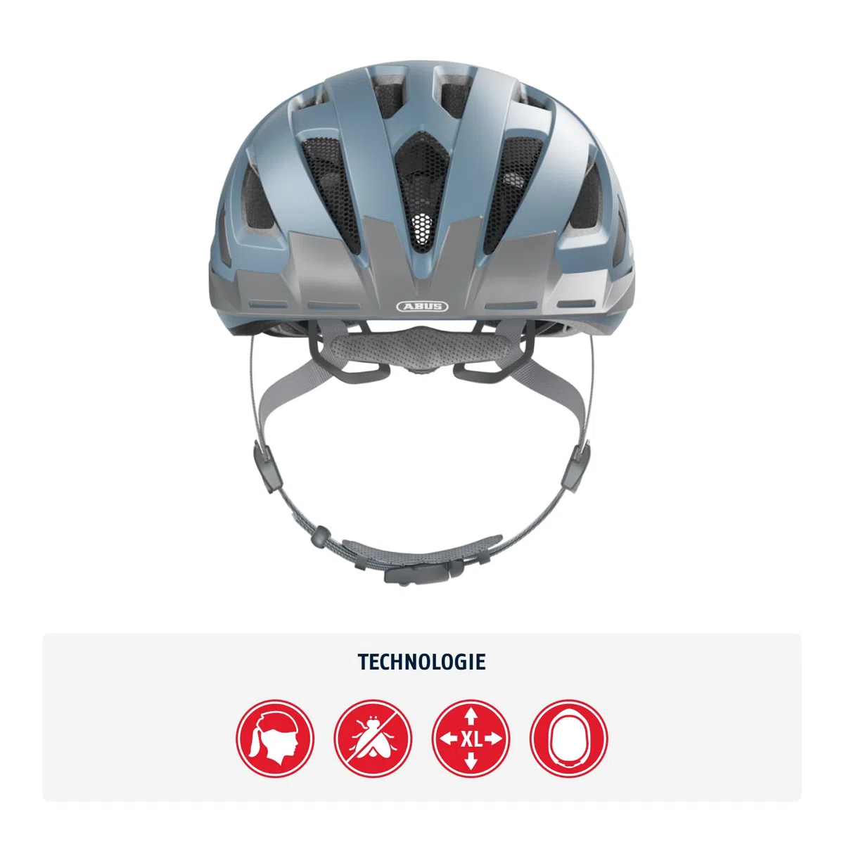 ABUS Stadthelm Urban-I 3.0 - Fahrradhelm mit Rücklicht, Schirm und Magnetverschluss - für Damen und Herren
