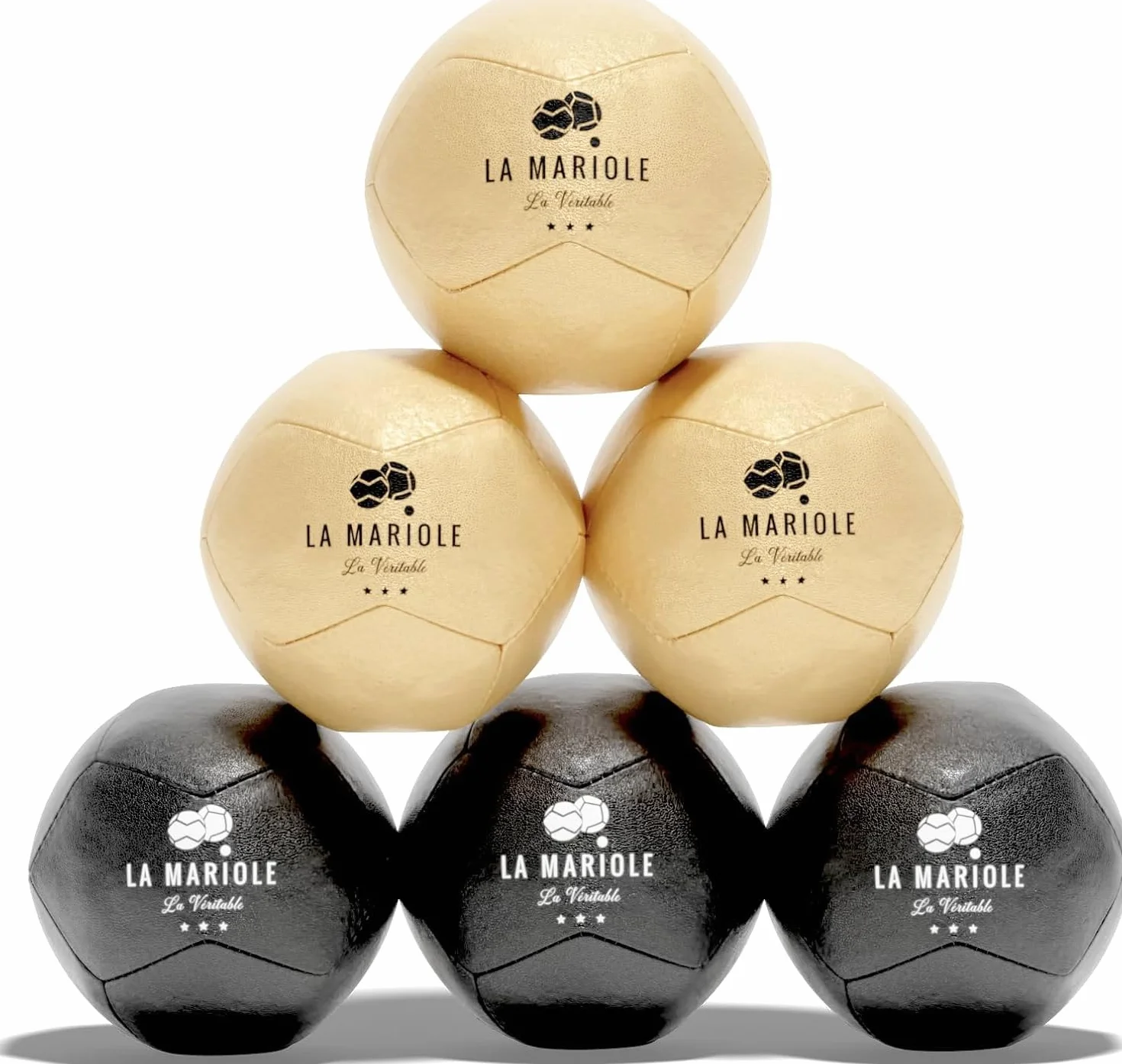LA MARIOLE – Boccia-Kugeln für alle Terrain Innen und Außen – Offizielles Pack V4