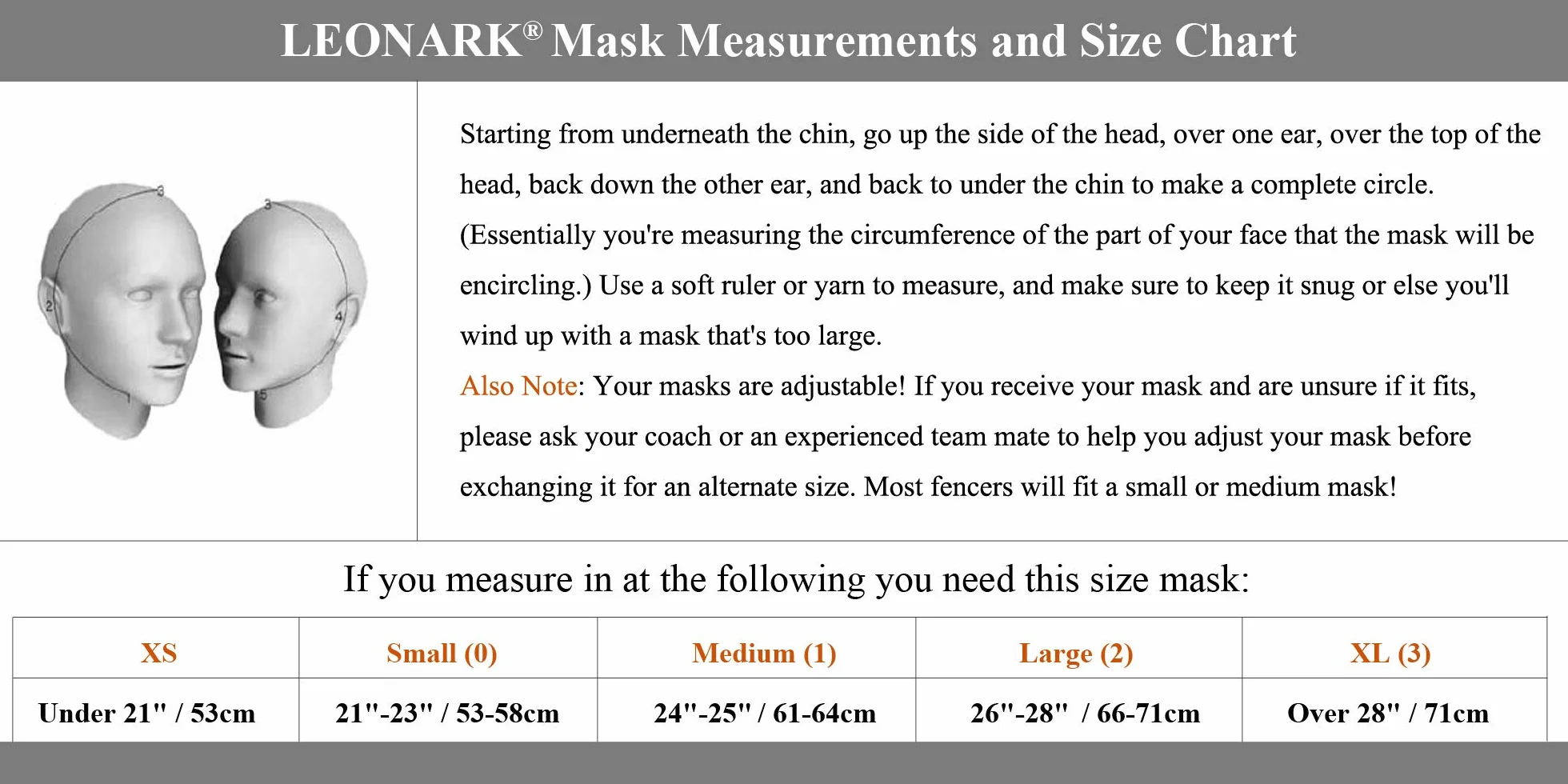 LEONARK Fencing Foil Mask Fencing Helmet CE 350N Certified National Grade Masque - Fencing Protective Gear