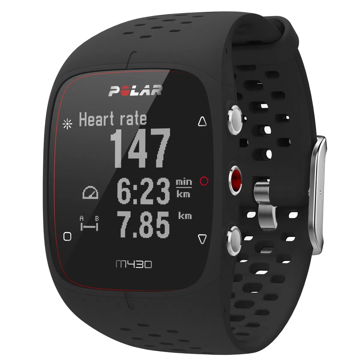 Polar M430 – Exklusiv bei Amazon – GPS-Sportuhr zum Laufen – Herzfrequenz-Tracker am Handgelenk & Garmin HRM- Brustgurt, Aufzeichnung von Herzfrequenzwerten, ANT+ und BLE