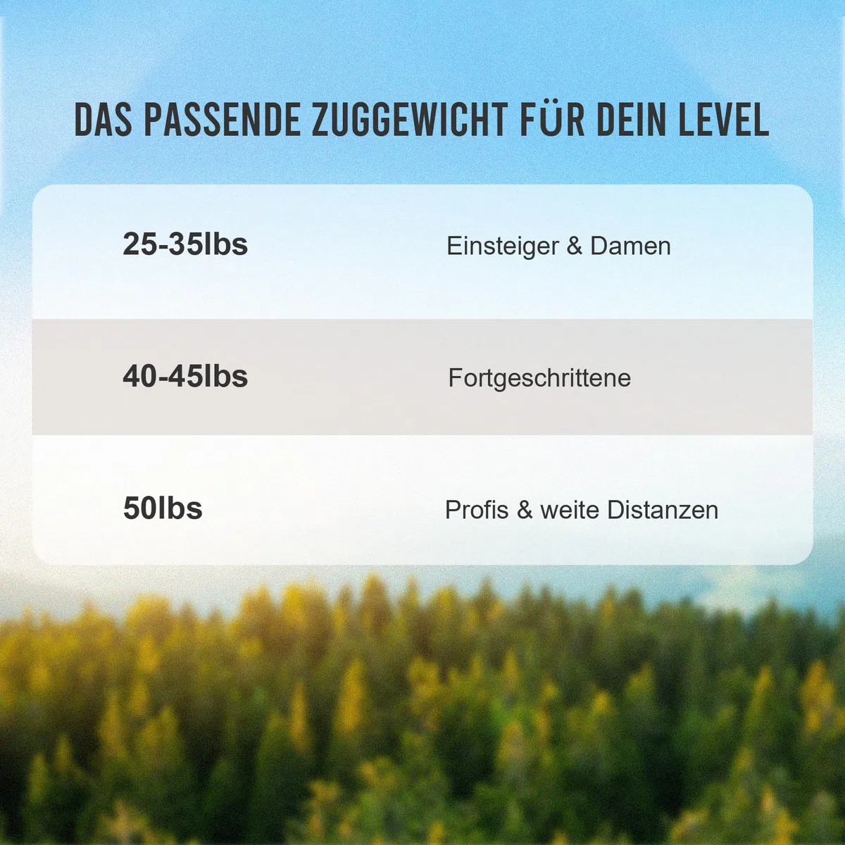 60 Zoll Takedown Recurvebogen für Erwachsene Jagdbogen Bogenschießen Erwachsene Holzbogengriff (25-50 lbs, Links-/Rechtshand) Ideal für Jagd, 3D-Parcours & Zielschießen