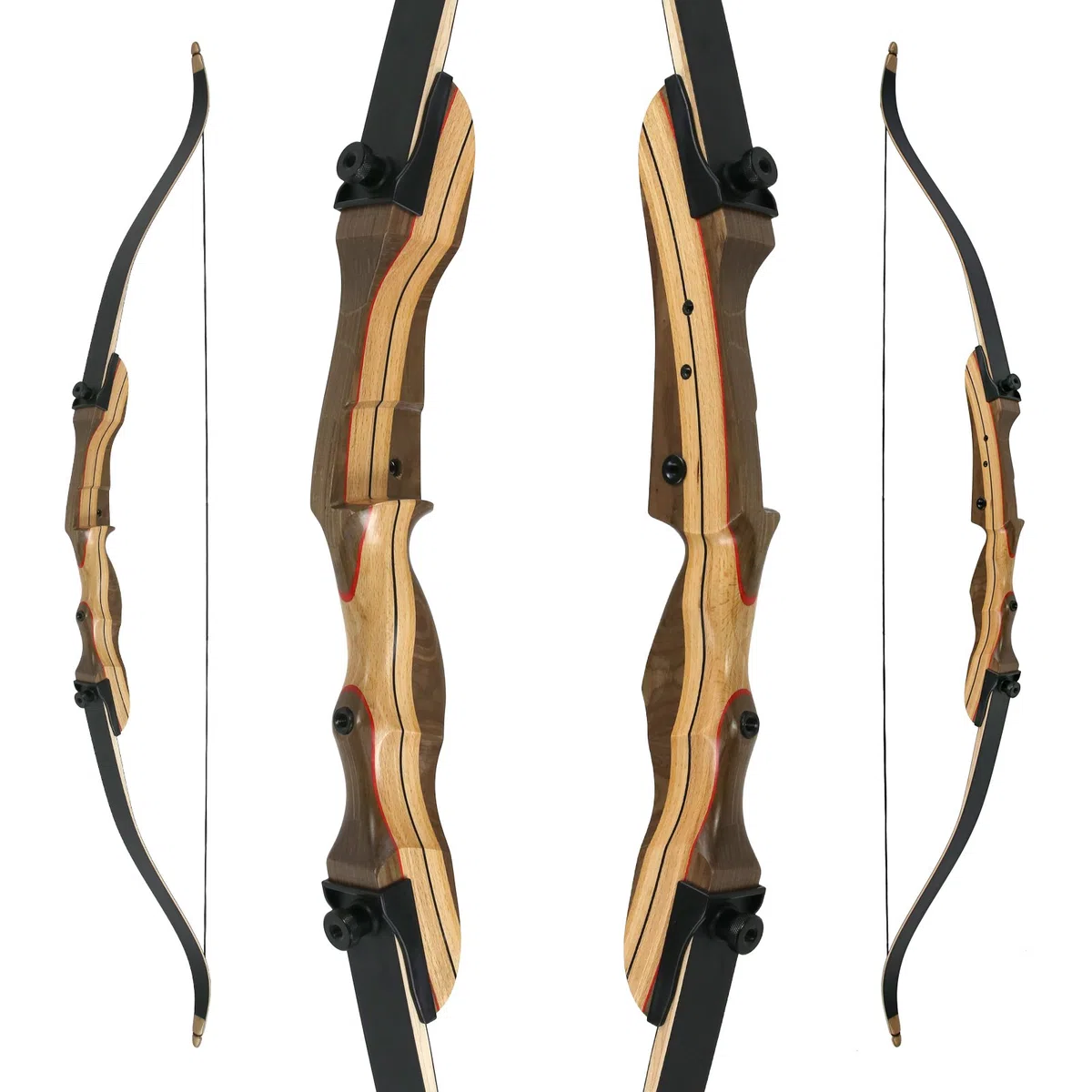 Special Set Wild Honey - Take Down - 68 Zoll / 28 lbs - Einsteiger Recurvebogen; toller Einsteigerbogen, Anfängerbogen für Erwachsene und Jugendliche im Bogensport, Bogenschießen, Pfeil und Bogen
