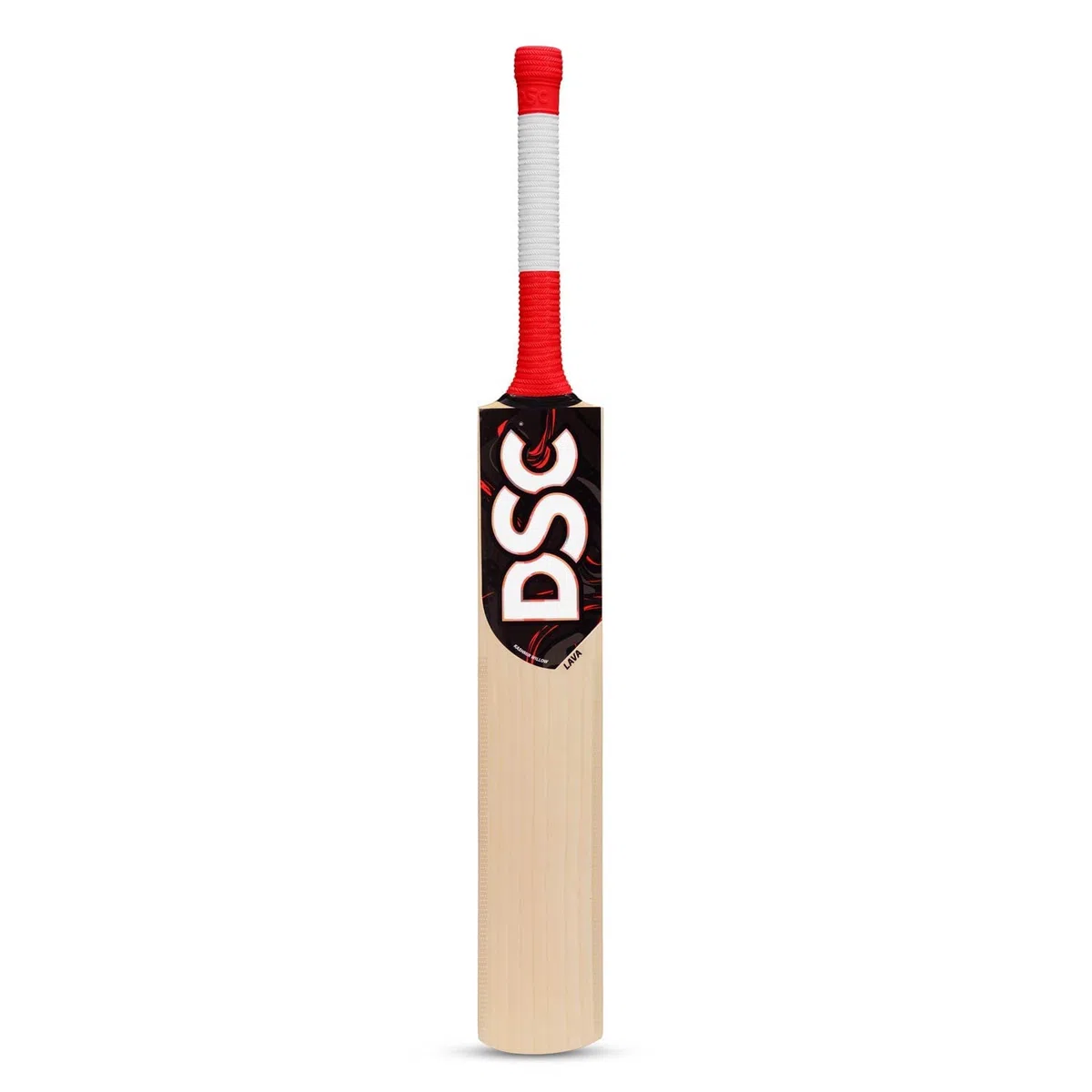 DSC Lava Cricket Bat for Mens and Boys | Material: Kashmir Willow Wood | Lightweight | Free Cover | Ready to Play | for Intermediate Player | Ideal for Leather Ball