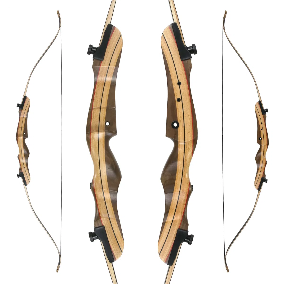 Special Set Wild Honey - Take Down - 68 Zoll / 28 lbs - Einsteiger Recurvebogen; toller Einsteigerbogen, Anfängerbogen für Erwachsene und Jugendliche im Bogensport, Bogenschießen, Pfeil und Bogen