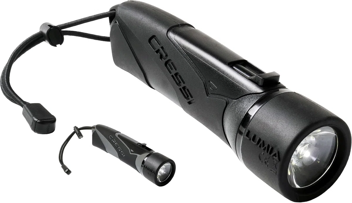 CRESSI Lumia+ Tauchlampe – Unterwasserlampe Mit 300 Lumen, 75 m
