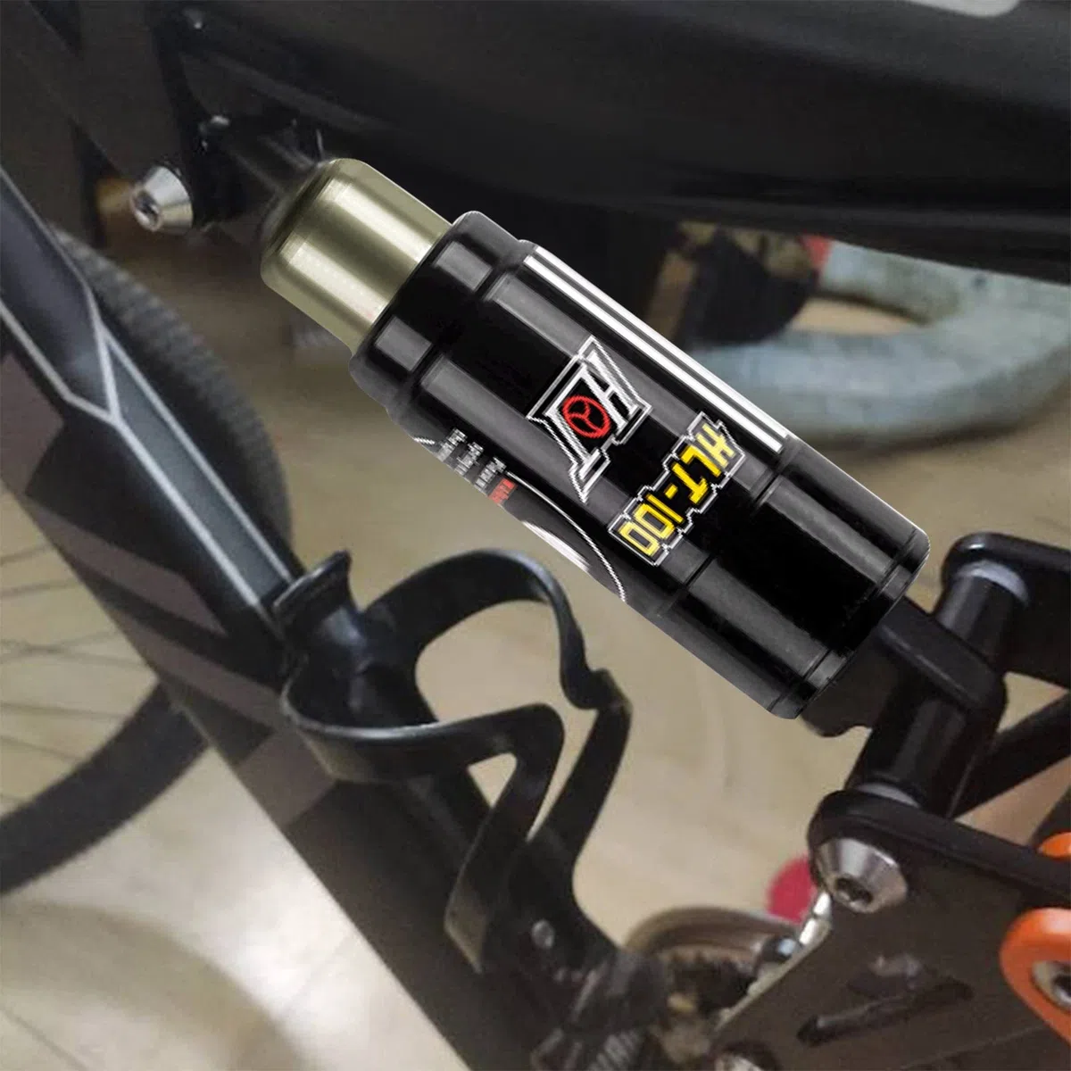 Fahrrad Stoßdämpfer Hinten, 750/850/1000 LBS Fahrrad Hinterrad Stoßdämpfer mit Schraubenfeder, Federungsdämpfer für Mountainbike/MTB/E-Bike
