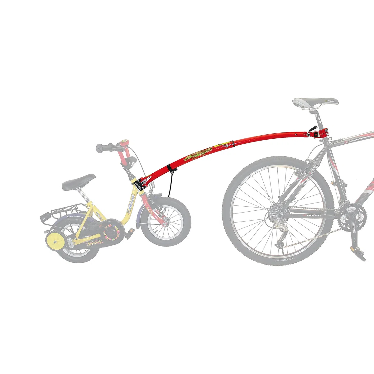 Trail-Gator Tandem-Stange, rot