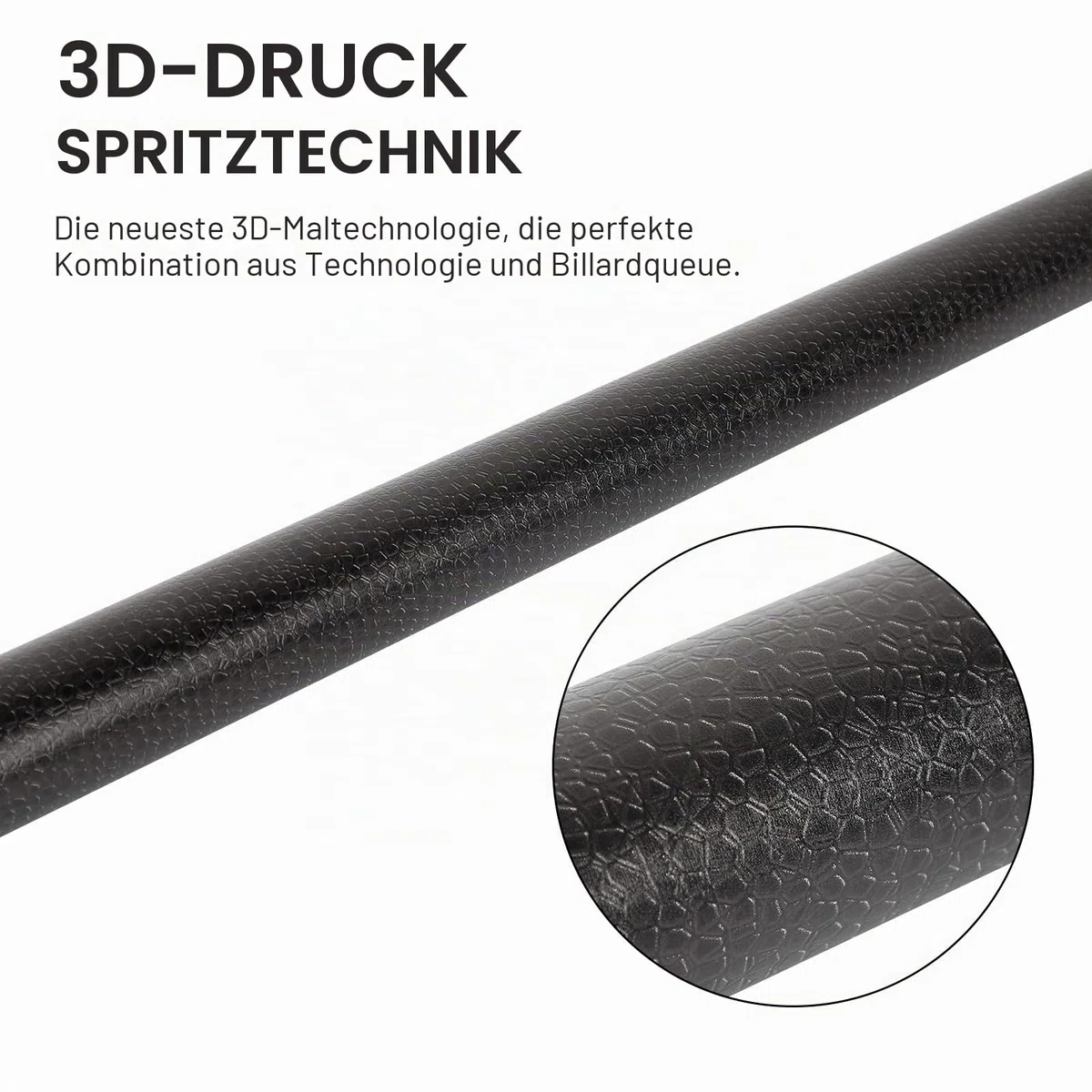 GARSEN Billard-Queue-Stick, 147,3 cm, 510,3 g, 538,6 g, 567 g, 595,3 g, Billard-Hausbar, 4 Stück