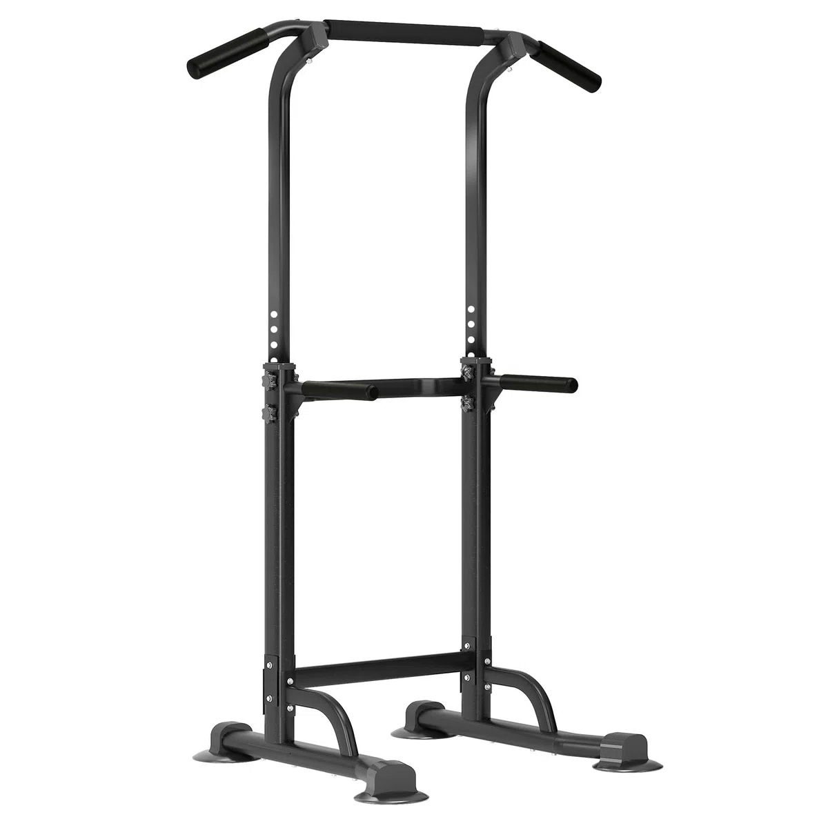 SogesPower Pull Up Power Tower Dip-Station Klimmzugstange für Zuhause | multifunktionale Dip-Unterstützung für Kraft- und Fitnesstraining zu Hause, Trainingsstation mit einstellbarer Höhe