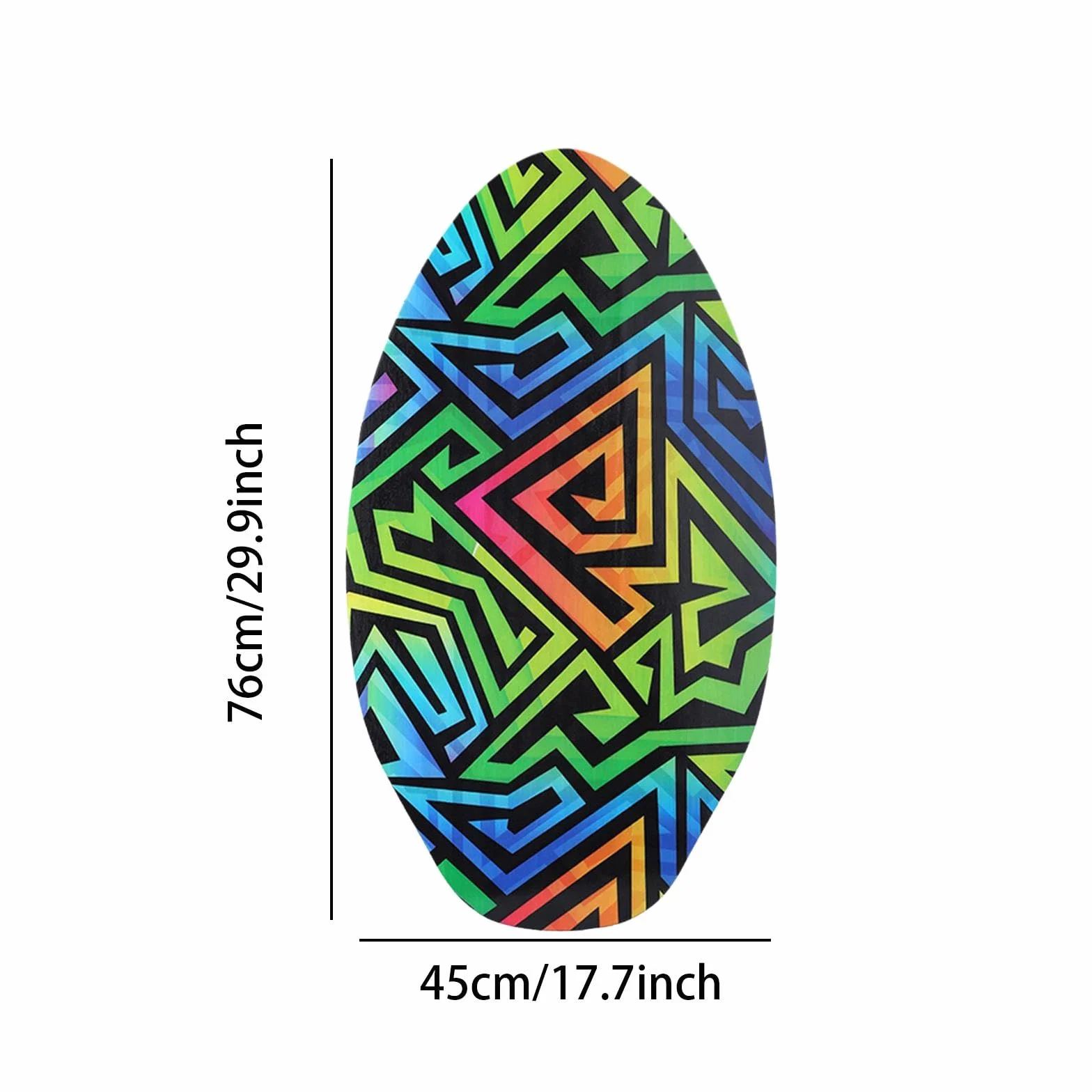 Strand-Skimboard für Kinder, Holzskim, 76,2 cm, Universalboard für Jungen und Mädchen, leichtes Sandboard, kleines Surfbrett, b