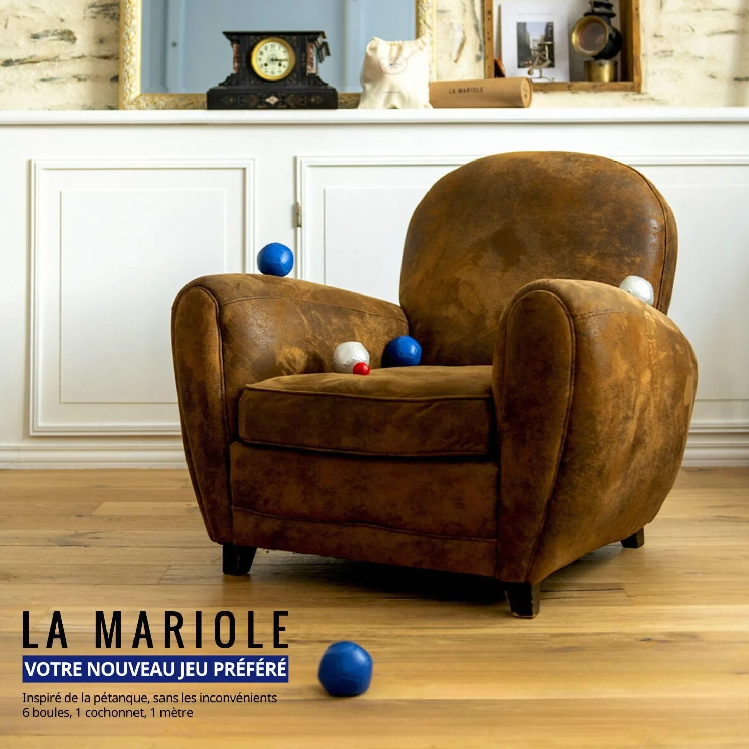 LA MARIOLE – Boccia-Kugeln für alle Terrain Innen und Außen – Offizielles Pack V4