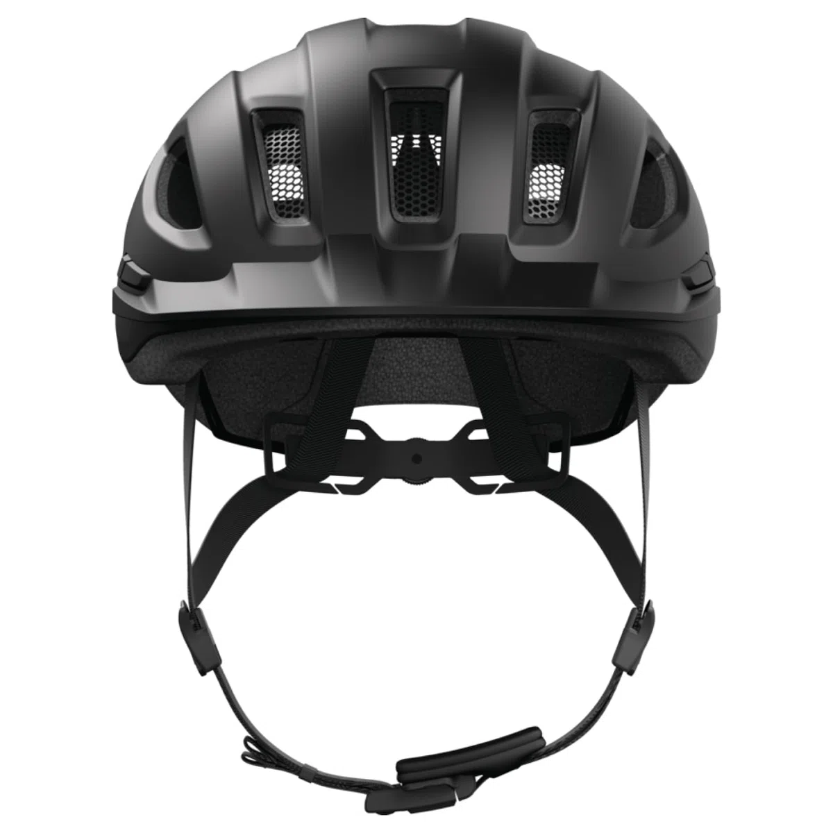 ABUS Stadthelm Urban-I 4.0 - Fahrradhelm mit aufladbarem Rücklicht, 2 Leuchtmodi, Schirm, Zopf-Öffnung und magnetischem Verschluss - für Jugendliche, Frauen und Männer