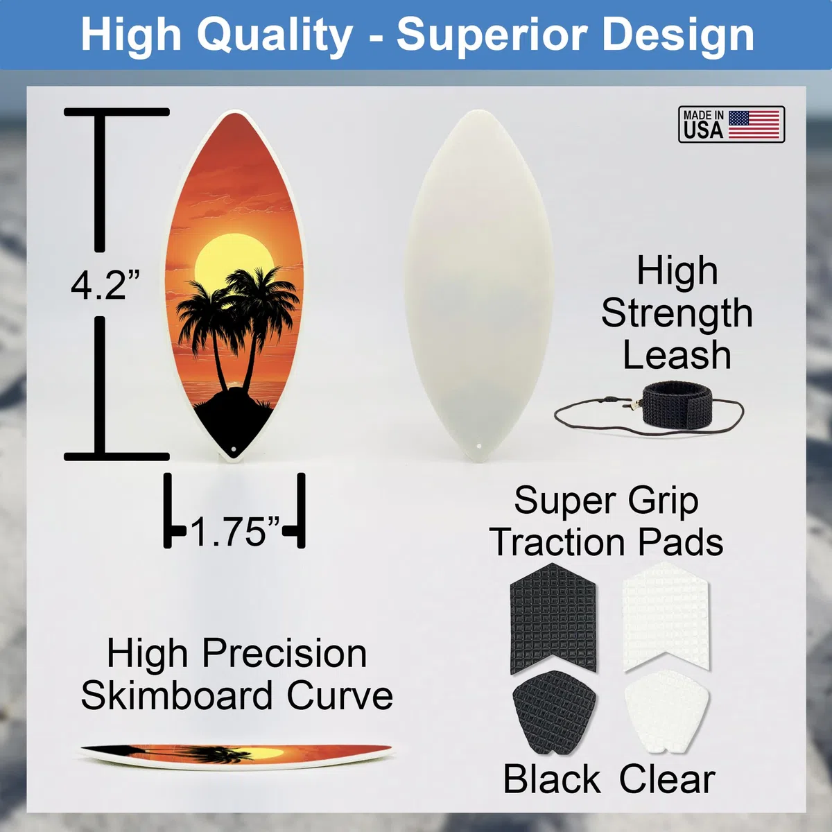 Finger Skimboard - Skim The Wind, Waves and Almost Anywhere (Endless Summer)