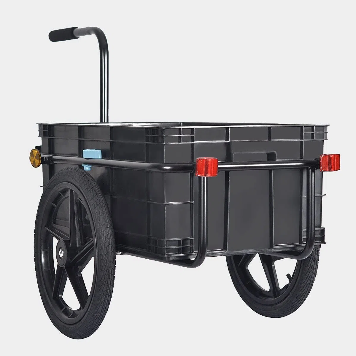 Tiggo VS Plus Fahrrad Lastenanhänger & Handwagen mit 70 Liter Transportbox Fahrradanhänger Transportanhänger 20317