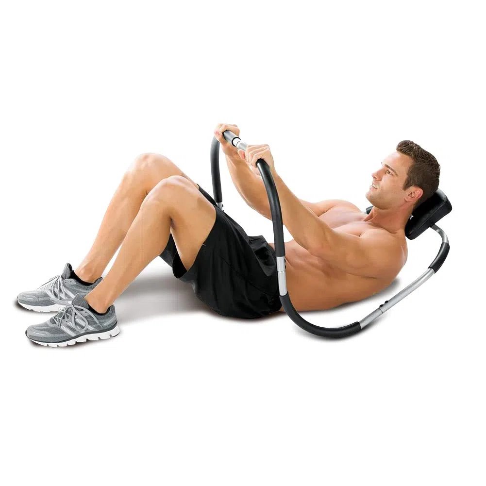Ejoyous Bauchtrainer Bauchmuskeltrainer, AB Roller Bauch Trainer Fitnessgerät AB Bauch Roller Trainingsberät Bauchtrainer Rücken Bauch Fitness Trainer Muskel