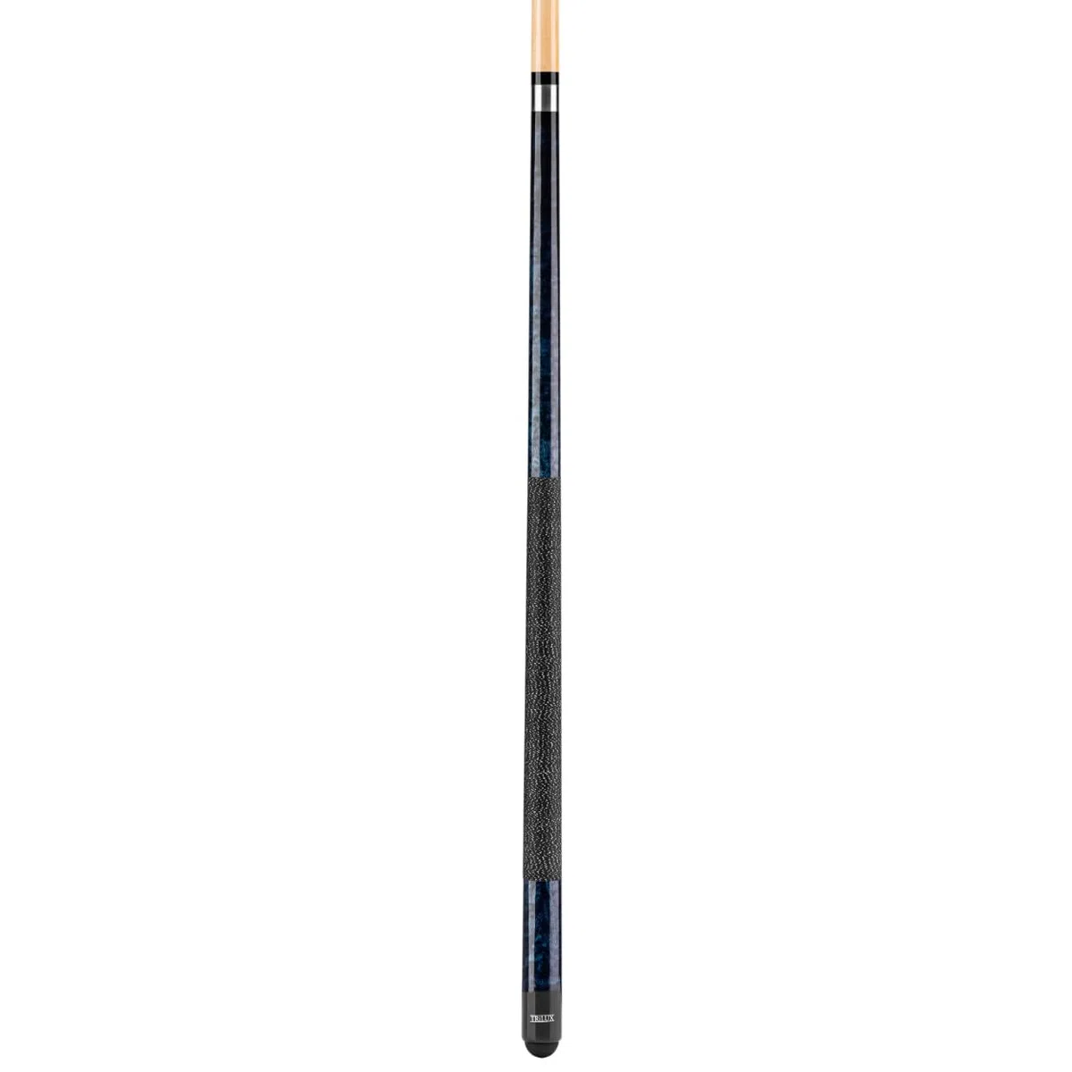 Winsport Billardqueue Trilux Junior, kurzer 2-TLG. Shorty Pool-Cue 130 cm, Leinen Griffband, 13 mm Profi Tip, ideal für Kinder/Jugend, Farbe blau